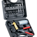 Orion Motor Tech Brake Bleeder Kit with Hand Vacuum Pump and Adapters, Brake Bleeding Kit for Brake Fluid Power Steering Fluid More, Vacuum Brake Bleeder Pump with Pressure Gauge