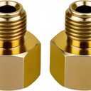 Automatic Transmission Fluid Cooler Line Fitting Compatible with Chevrolet S10 Blazer 1988-1994 GMC Sonoma 1991-1994 4.3L V6, Transmission Cooler Line Connector (Thread 5/8-18UNF)