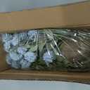 8pcs Blue Fake Flowers Silk Pompon Mum Artificial Flowers,Mini Artificial Chrysanthemums with Stems,Faux Flowers For Vase,for Wedding Centerpieces, flower arrangements, vase fillers, and home decor