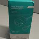 NUTICT 10FT Flat Extension Cord, 3 Outlets Right Angle Plug, Three Prong Cord Extension with Surge Protector, ETL Listed, 13A/1625W, Ultra Thin Plug for Microwave, TV, Laptop, Behind Furniture, White