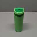 ENCOOL Leakproof Insulated Water Bottle with Straw Dual-Sip Water Bottle Bag-Safe Design for Work, Commute & Gym – Keeps Drinks Cold All Day, 18 oz, Algae Green