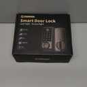 IRONZON Smart Door Lock Deadbolt Lock with Touchscreen Keypad, Fingerprint Door Lock for Front Door, 5-in-1 Keyless Entry Door Lock, App Control, 4 IC Cards, Auto Lock, 15-Min Installation