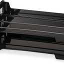 Officemate International 21022 Black Letter Tray 2 Count