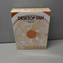 CIBAIL USB Desk Fan with Timer - 8 Inch Small Portable Table Desktop Fans with Strong Wind Ultra Quiet 3 Speeds and 180Tilt Folding,Mini Personal Cooling Essentials (Z6 Battery Power, White)