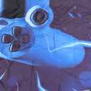 Boys Gaming Game Controller Blackout Curtains, Lightning Flame Blue  Colorful Window Treatments for Teens Kids Girls Bedroom  42x21 Inch 1pack