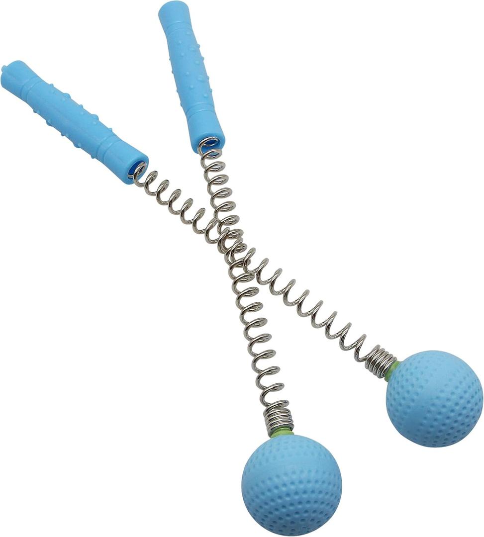 SinLoon Massager Ball Hammer(2-Pack) Hammer Stick Manual Beat Golf Ball Massager Back Shoulder Massage Full Body Reduce Fatigue Pain(Blue)