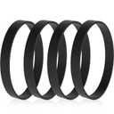 4-Pack Durable Replacement Belts for Bissell Style 7/9/10 P/N 3031120 Powerforce Helix Powerlifter Cleanview Swivel Rewind Pet Vacuum Cleaner, Replaces Parts 2031093 3031123 32074