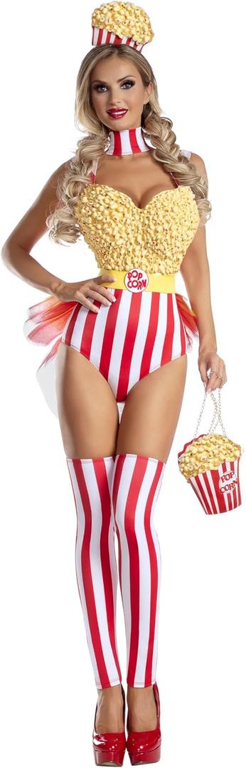 Party King Womens Women's Pop Babe Costume (Medium, Multi)