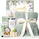 Birthday Gifts for Women Spa Care Package, Valentines Day Gifts for Her Mom Wife Girlfriend, Get Well Soon Gift Baskets Thinking of You Sympathy Gift Box for Friend, Sister, Grandma (Sage Green)