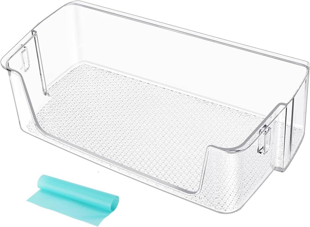 UPGRADED DA63-09775A Fridge Right Door Shelf Bin for RF28T5001SR RF28T5021SR RF27T5201SR RF27T5241SR RF28T5101SR RF28T5001SG, Compatible with Sam-sung Refrigerator Door Shelves By Fetechmate