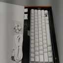 RK ROYAL KLUDGE RK61 Wireless 60% Triple Mode BT5.0/2.4G/USB-C Mechanical Keyboard, 61 Keys, Compact Gaming Keyboard w/Software, Hot Swappable Brown Switch, White