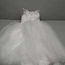 PLwedding Flower Girls Lace Tulle Ball Gowns First Communion Dresses, 4-5Y