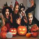 2 x 3pcs Halloween Ghost Candles - Ghost Pumpkin Candles Burning Candles Spooky Ghost Scented Candles Halloween Gifts Box Party Bedroom Room Table Decorations