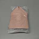 2 x HOMOTEK 2 Pack Tissue Box Cover, Square PU Leather Tissue Holder, Decorative Facial Tissue Cube Paper Organizer Dispenser for Bathroom, Night Stands, Desk, Car 5X5X5'' - Rattan Weave,Macaron Pink