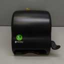 San Jamar Ecologic Element Recycled Plastic Lever Paper Towel Dispenser, Manual Towel Dispenser, Wall Mounted Dispenser with Zero Waste for Home and Business, 8 Inch Rolls, Black