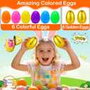 Olixmlya 200 PCS 3" Fillable Plastic Easter Eggs Mixed Colour, Premium Refillable Eggs Easter Hunt Treats - Easter Basket Stuffers & Egg Hunt Surprise Gift for Kids