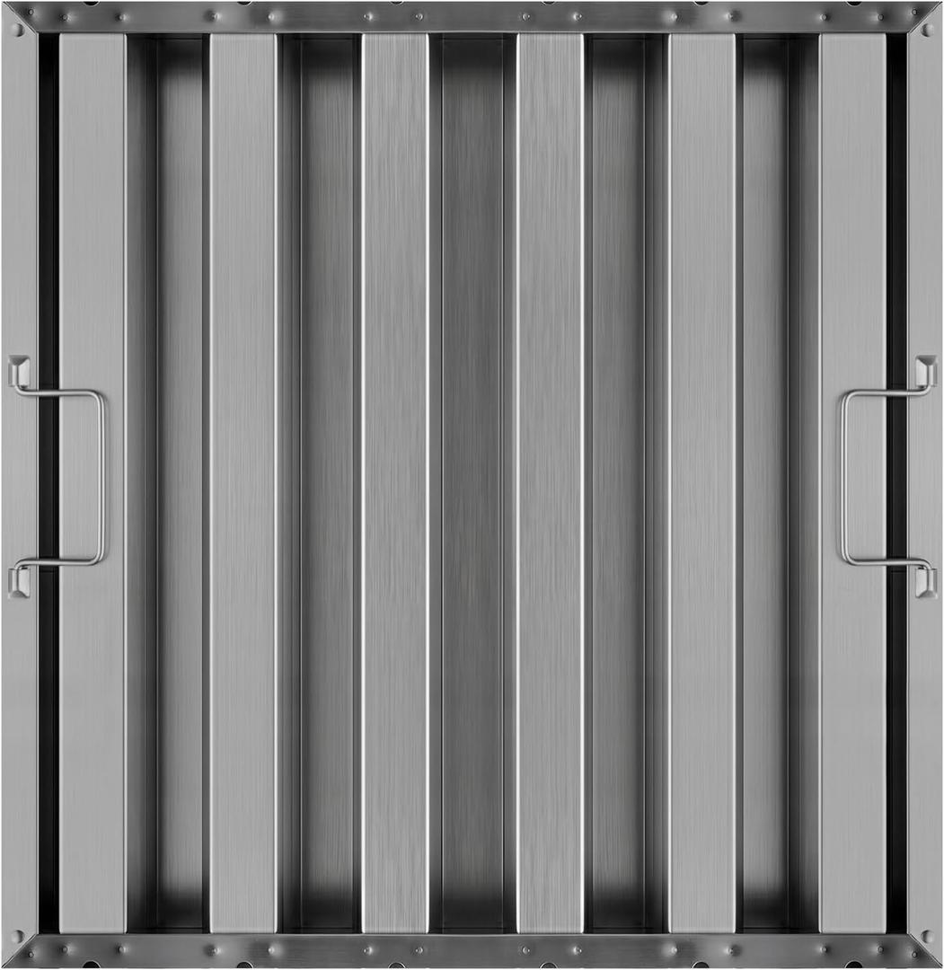 20x20 inch Commercial Hood Filter 1 Pack, 430 Stainless Steel Grease Filter