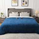 WOOMER Heated Blanket King Size,Durable Flannel and Soft Sherpa,Dual Control,90  100 Electric Blanket, 10 Heat Levels&0.5-12h auto-Off, Overheat Protection,Energy Efficient