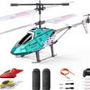 RC Helicopter, Remote Control Helicopter for Kids, 2.4 GHz, LED Light, One-Key Take Off/Landing, Altitude Hold, RC Toys for Boys Girls