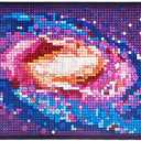 IWUTEFET The Milky Way Galaxy 2200pcs Micro Mini Building Block Kit Wall Art,Colorful Cosmic Models Unique Universe Galaxy DIY Decor for Home Decor, Ideal Gift for Christmas, Halloween, New Year