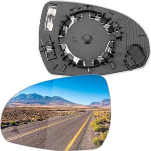 Driver Side Mirror Replacement for Mercedes Benz W206 C260 C300 C43, W223 S Class, X254 GLB, V295 EQE, V297 EQS - Left Side Mirror Glass, Rear View Power Heated & Blind Spot Mirrors Glass