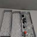 SPACEKEEPER Slim Rolling Storage Cart, 3 Tier Storage Organizer Laundry Room Organizer Mobile Shelving Unit, Multi-Purpose for Kitchen Office Bathroom Laundry Narrow Places, Gray