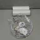 Lamp Shades Set of 2, Small Lamp Cover, White Drum Lampshades 8.7" Top x 8.7" Bottom x 7.9" High, Replacement Lamp Shades Natural Linen for Floor Lamps Table Lamps Chandelier Lamp, Assembly Required