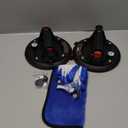 MARSBASE 8" Heavy Duty Suction Cups with Pressure Gauge, 2 Pack Tile Suction Cup Tool with Carrying Case, 880 lbs Load Capacity, Glass Suction Cups for Lifting Large Glass, Window, Tiles, Windshield