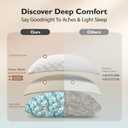 ALPHA HOME King Size Pillows Set of 2- Adjustable Shredded Memory Foam