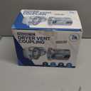 DV90 4" Magnetic Dryer Vent Kit with 2.6ft Aluminum Duct & 2 Clamps | Leak-Resistant, Heat-Resistant Flexible Hose, Easy Installation & Cleaning, For Most Dryers (DV90)