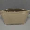 LOUKAYCCI Purse Organizer Insert for Longchamp Le Pliage M Handbag Insert Felt Long Champ Tote Bag Organizer Insert with Cup (Beige, Medium)