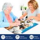 6 Pack 16 Large Piece Puzzles for Seniors Puzzles Dementia Alzheimer's Products and Activities Alzheimer's Puzzle Elderly Adults Cognitive Game Gift for Patients in Nursing Home with 6 Storage Bags