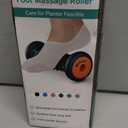 BESKAR Foot Massager Roller for Plantar Fasciitis Relief, Portable, Deep Tissue Muscle Massage, Foot Arch and Heel Pain, Reflexology Tool (Black)