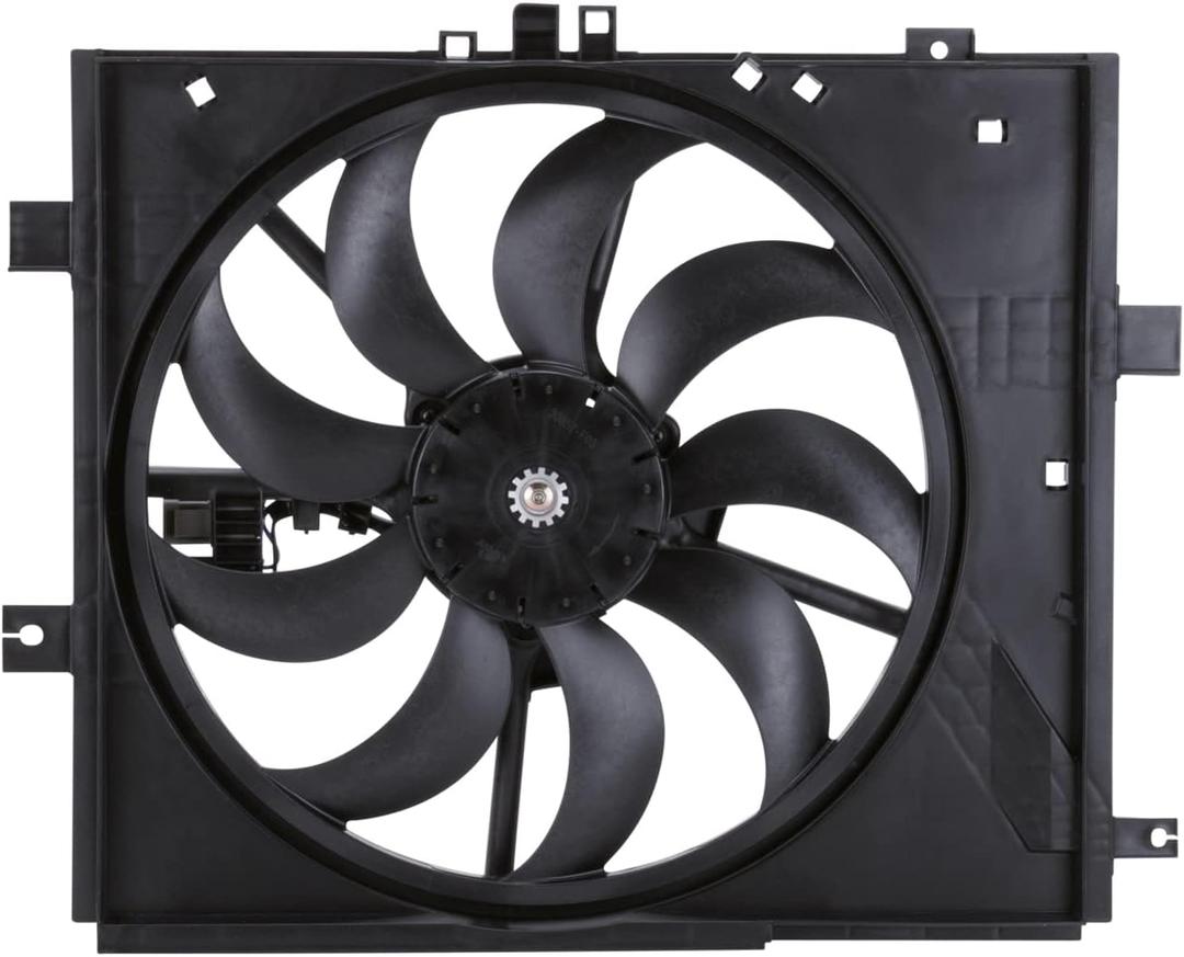 TYC 622770 Compatible with NISSAN Versa Replacement Cooling Fan Assembly, Black