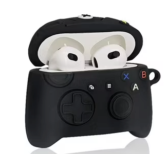 JoySolar for AirPods 2 - Cute Kawaii 3D Silicone Case, Cool Fun Design with Soft Protective Skin, Game Controller
