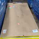 Metal Roofing sheets Corrugated, white 37 x 97 inch, square brown parts 50x96 inch