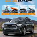 Aluminum Roof Rack Cross Bars with Lock Fit for 2017-2023 GMC Acadia (with Side Rails), 330lbs Crossbars Anti-Wobble & Wind Noise Reduction Heavy Duty Cargo Carrier