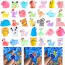 100pcs Mini Glow in The Dark Animal Resin Models, Mystery Resin Animals Blind Bag, Mini Luminous Farm Ocean Figures, Animal Miniatures for Fairy Garden Accessories, Random Design