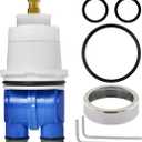 RP19804 Shower Cartridge Compatible with Delta 1300/1400 Series Single Handle Tub Bathtub Shower Faucet Replacement for Delta Monitor Cartridge Repair Plumbing Parts, RP22734 Bonnet Nut (1993-2007)