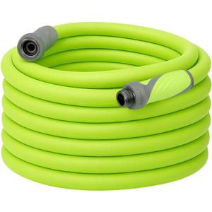 Flexzilla Garden Hose with SwivelGrip, 5/8 in. x 75 ft., Lightweight All-Weather Water Hose, Durable and Flexible, Leak-Free Connections (Chartreuse)