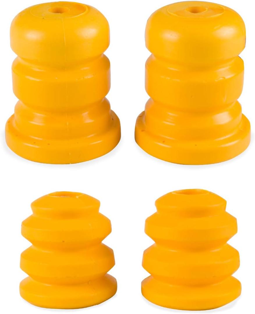 Two Control Arm Bumpers and Two Control Rear Axle Bumpers Replace 15153958 905-208 15039397 Compatible with Chevy Suburban Avalanche GMC Yukon Bump stopo