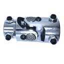 1pc 1" DD X 3/4" DD Chrome Universal Steering Shaft U Joint Coupler Universal Coupling UC009