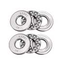 uxcell 51201 Miniature Thrust Ball Bearing 12mm x 28mm x 11mm Chrome Steel with Washer 2pcs