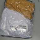 Preboun 6 Pack 32 x 43 Inch Highboy Spandex Cocktail Table Covers Fitted Stretch Cocktail Tablecloth Spandex High Top Table Cover for Birthday Wedding Graduation Party Round Tables(Black White Gold)