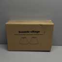 Empire Lamp Shades Set of 2, 6" Top x 16" Bottom x 10.8" High, Large Beige Lamp Shades for Table Lamps Floor Lamps, Natural Linen Lampshades Replacement, Spider, Harp Holders Included, Easy Assembly