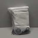 Blackout 84 Inch Curtains, Linen Blend Black Out Bedroom Curtain Set, Rod Pocket Back Tab Black Out Window Drapes Living Room Panels, Full Blackout Drape, Natural 52"W x 84"L (Pack of 2)