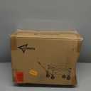 Collapsible Wagon Cart with Wheels, Heavy DutyFoldable Wagon Cart with 230lbs Weight Capacity, UtilityBeach Wagons Portable for Outdoor, Grocery, Camping,Shopping, Green (120L)