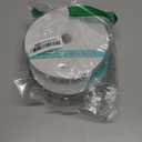 CT CRAFT LLC White Elastic Crochet Headband Ribbon for Sewing Tutu Hair Stretchy Bows Accessories Waistband Baby Boy Girl 1-1/4 inch (30mm) x 5 Yards x 2 Rolls