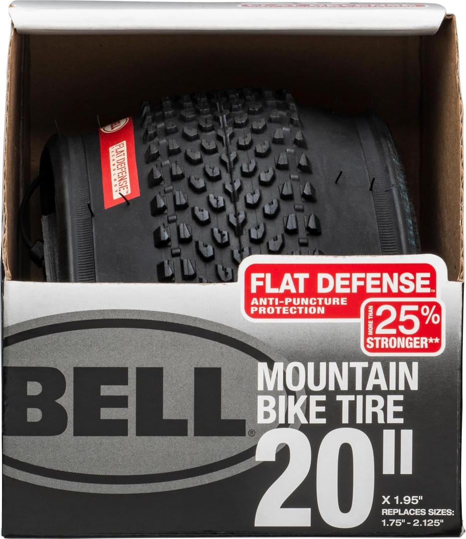 Bell Mountain Bike Tires in Standard or Flat Defense (20" x 1.75 - 2.125")