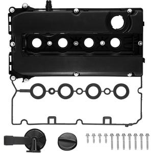 Engine Valve Cover Kit with Gasket Compatible with Chevy Cruze, Sonic, Trax, Aveo, Aveo5, L4 1.6L 1.8L, Replace # 55558673 55564395